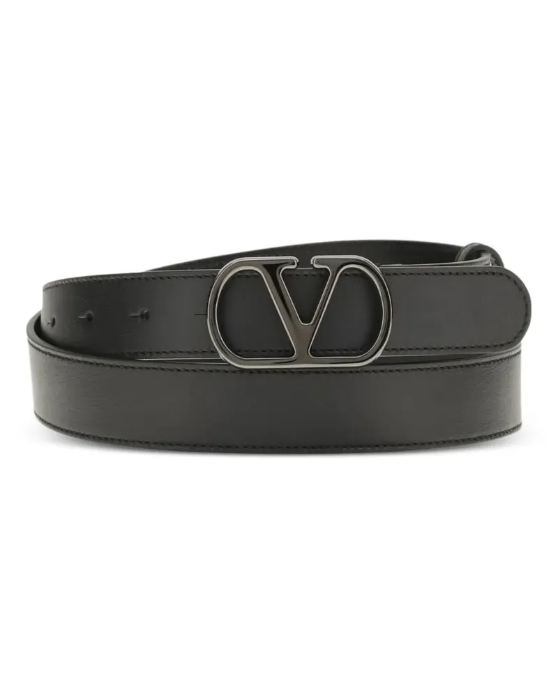 Valentino Garavani VLogo Signature belt - Schwarz Schwarz