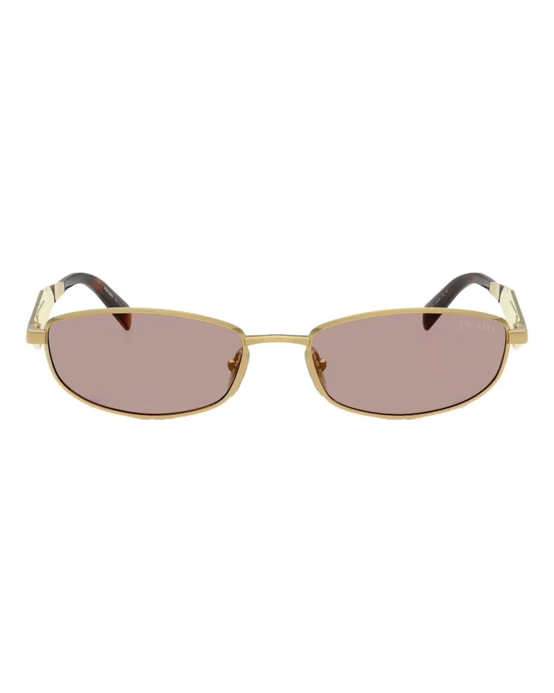 Prada Sonnenbrille mit Logo - Gold Gold
