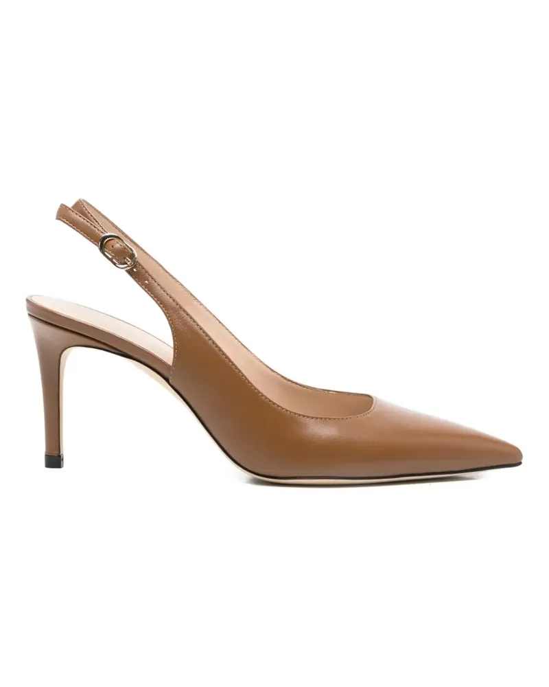 Stuart Weitzman Stuart Power slingback leather pumps - Braun Braun