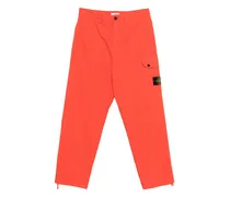 Cargohose mit Kompass-Patch - Orange