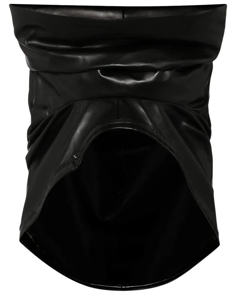Comme des Garçons Bluse mit Raffung - Schwarz Schwarz