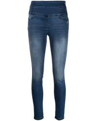 Patrizia Pepe Skinny-Jeans mit hohem Bund Blau