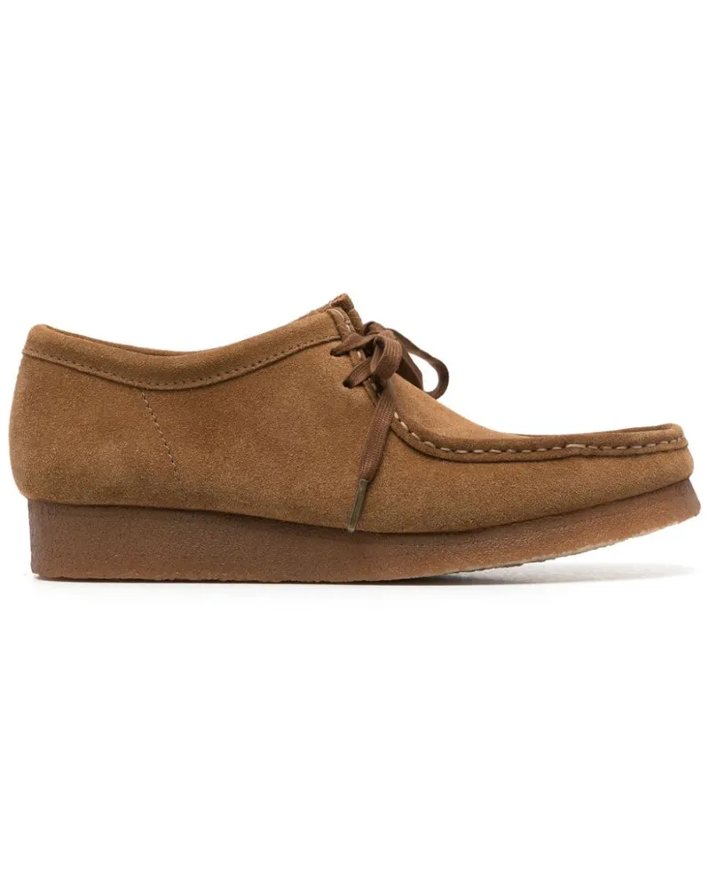 Clarks Wallabee Derby-Schuhe - Braun Braun