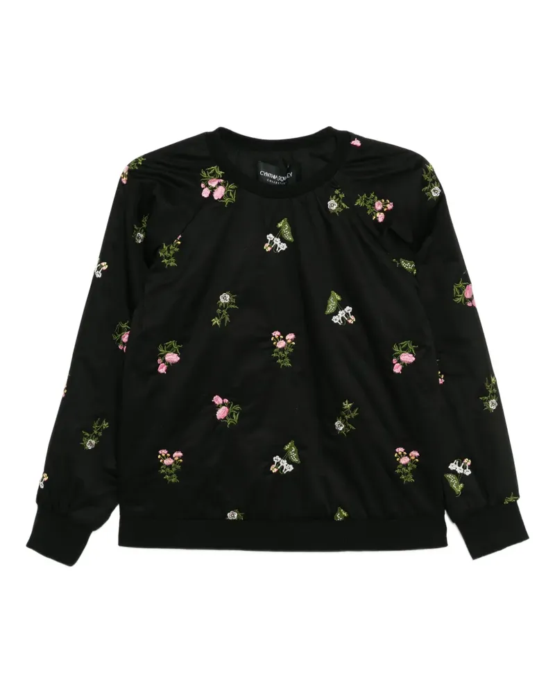 Cynthia Rowley Besticktes Sweatshirt - Schwarz Schwarz