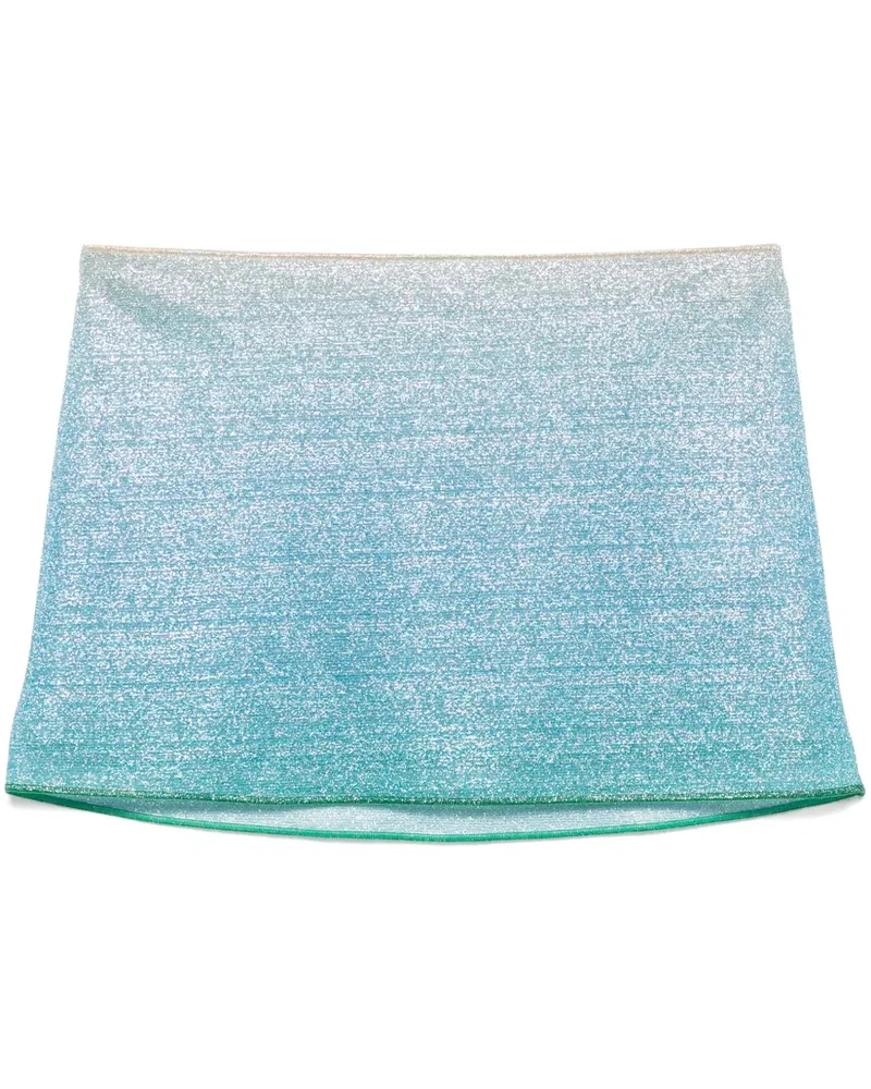 Oséree Minirock aus Lurex - Blau Blau