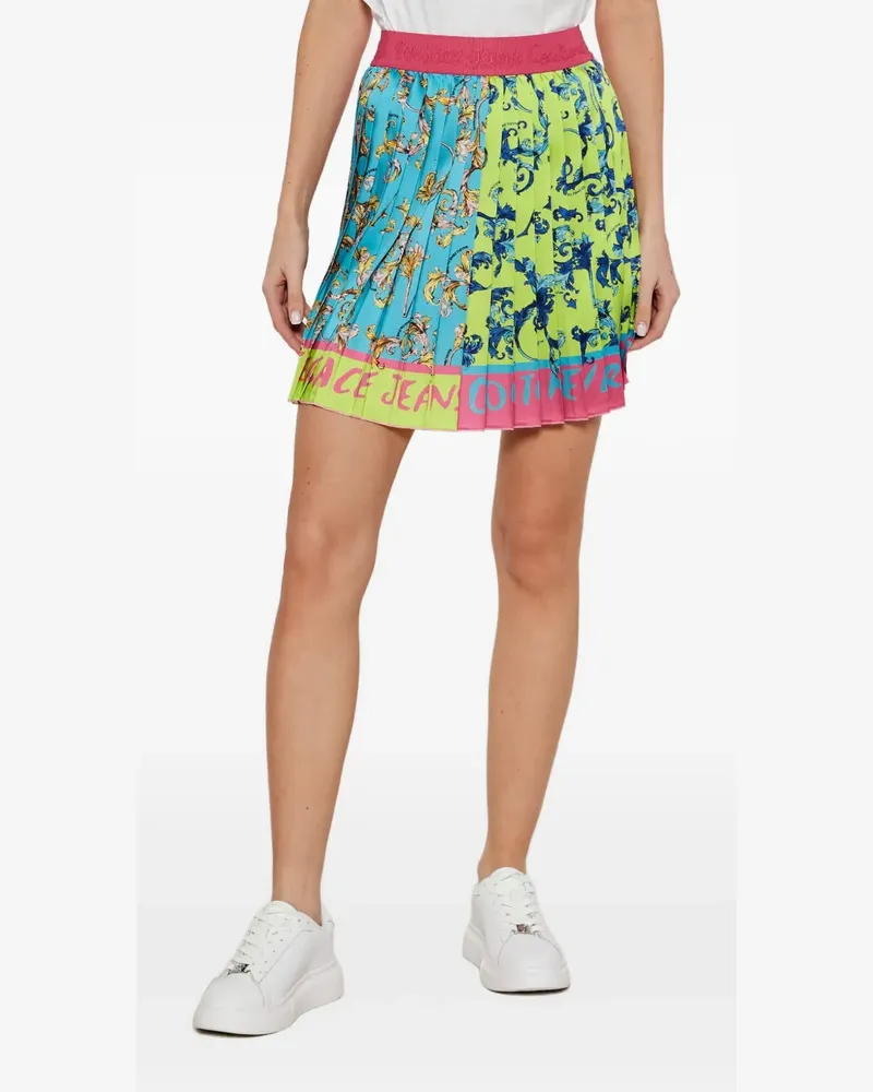 Versace Jeans pleated skirt - Blau Blau