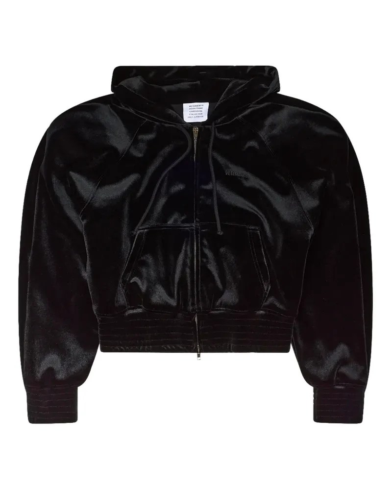VETEMENTS zip-up hoodie - Schwarz Schwarz