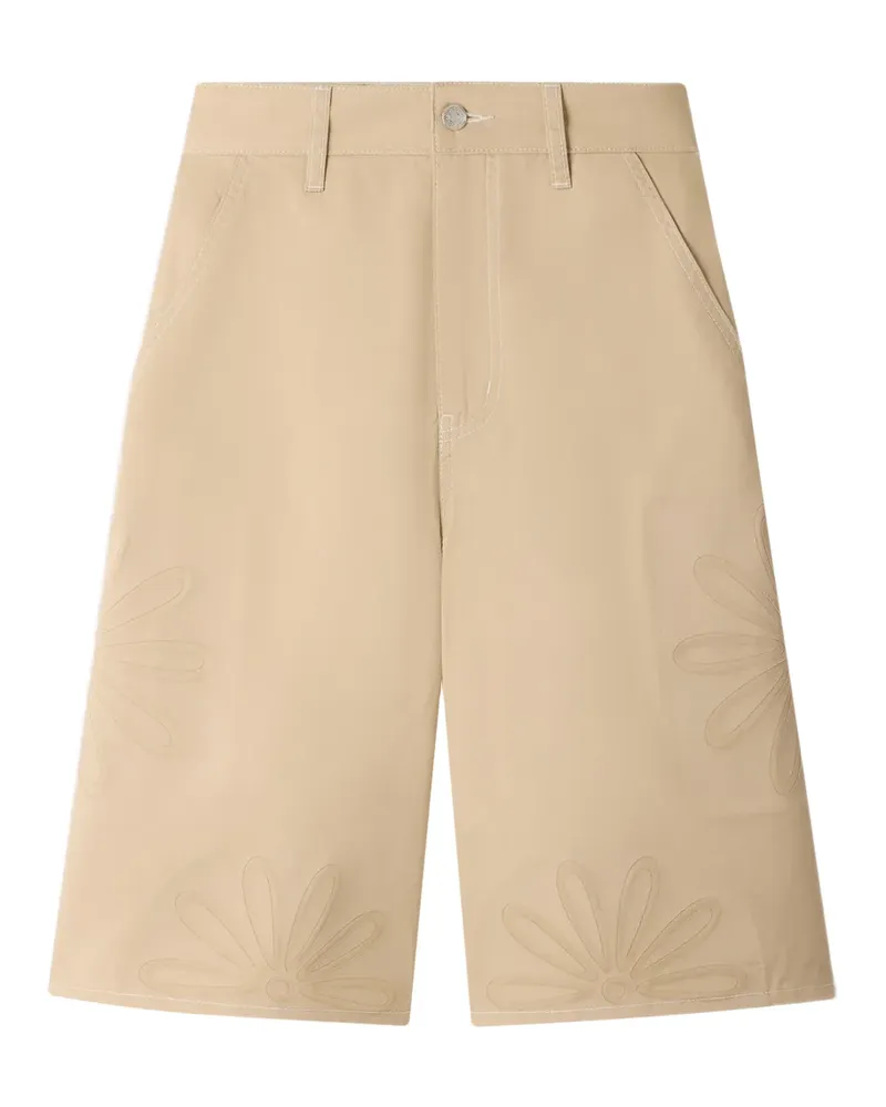 Sandro Shorts mit Blumendetail - Nude Nude