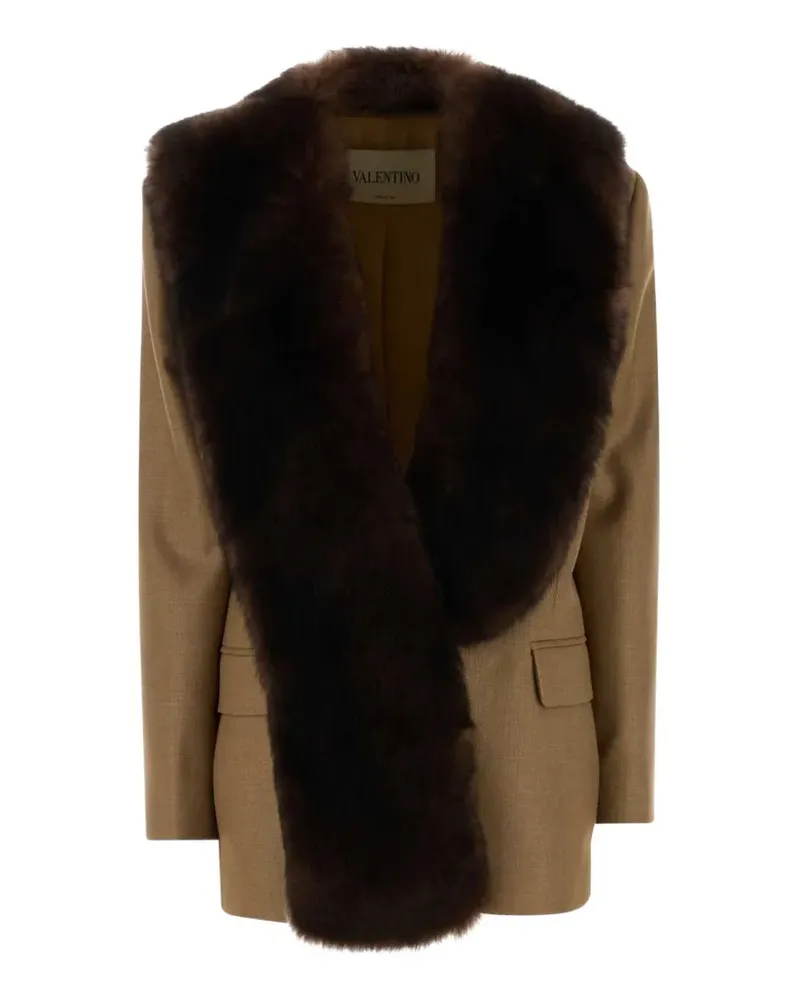 Valentino Garavani long-sleeve blazer - Nude Nude
