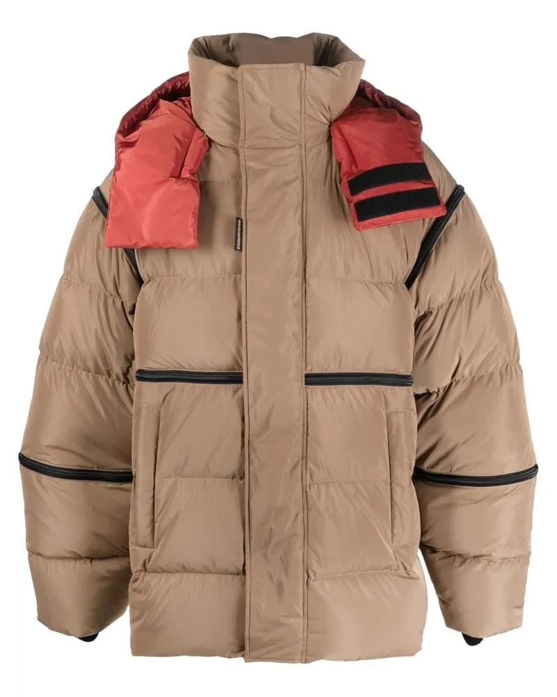 Dsquared2 Mantel mit gefütterten Einsätzen - Braun Braun