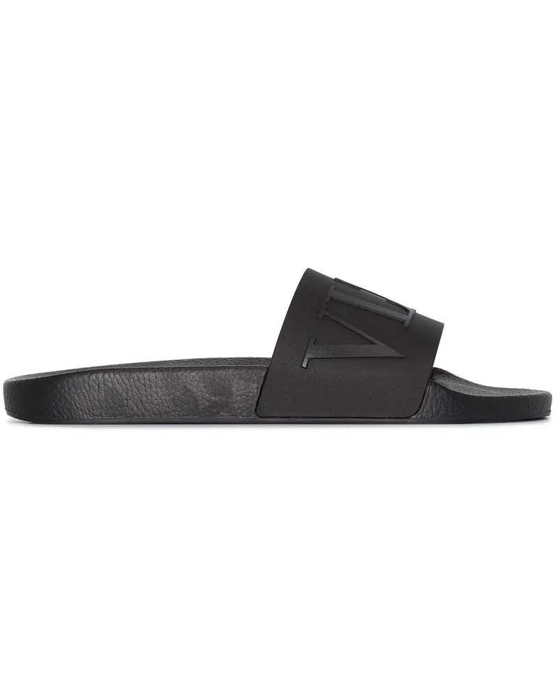 Valentino Garavani VLTN Pantoletten - Schwarz Schwarz