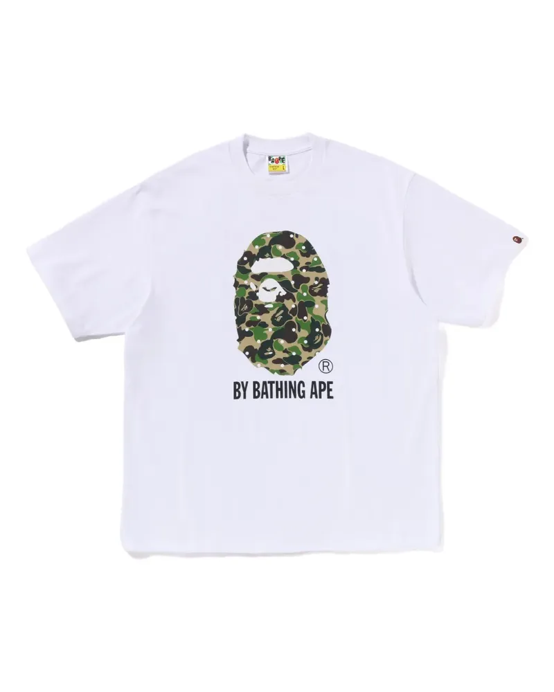 BAPE camouflage-print T-shirt - Weiß Weiß