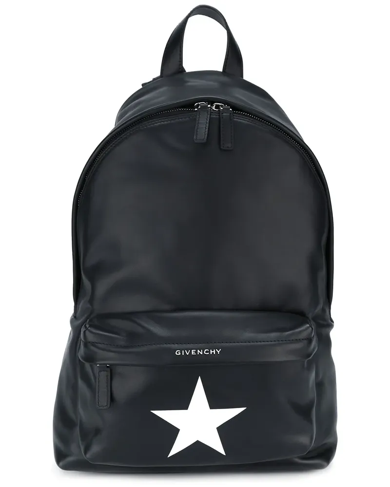 Givenchy Rucksack mit Stern-Print - Schwarz Schwarz
