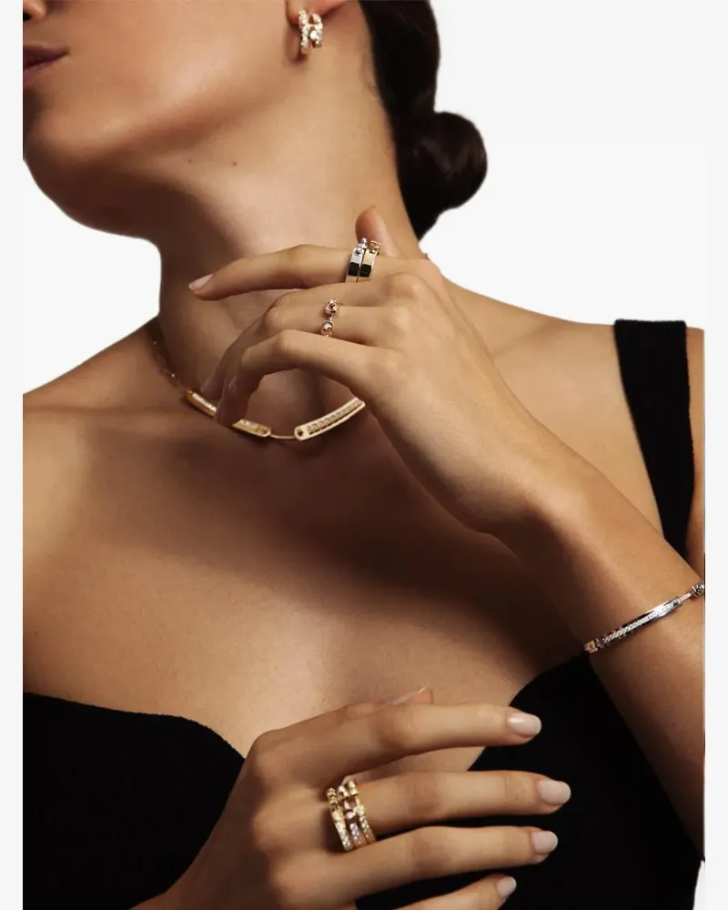 Nouvel Heritage Tuxedo Mood Armband mit Diamant - Rosa Rosa