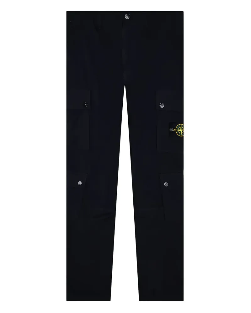 Stone Island Jogginghose mit Kompass-Patch - Blau Blau