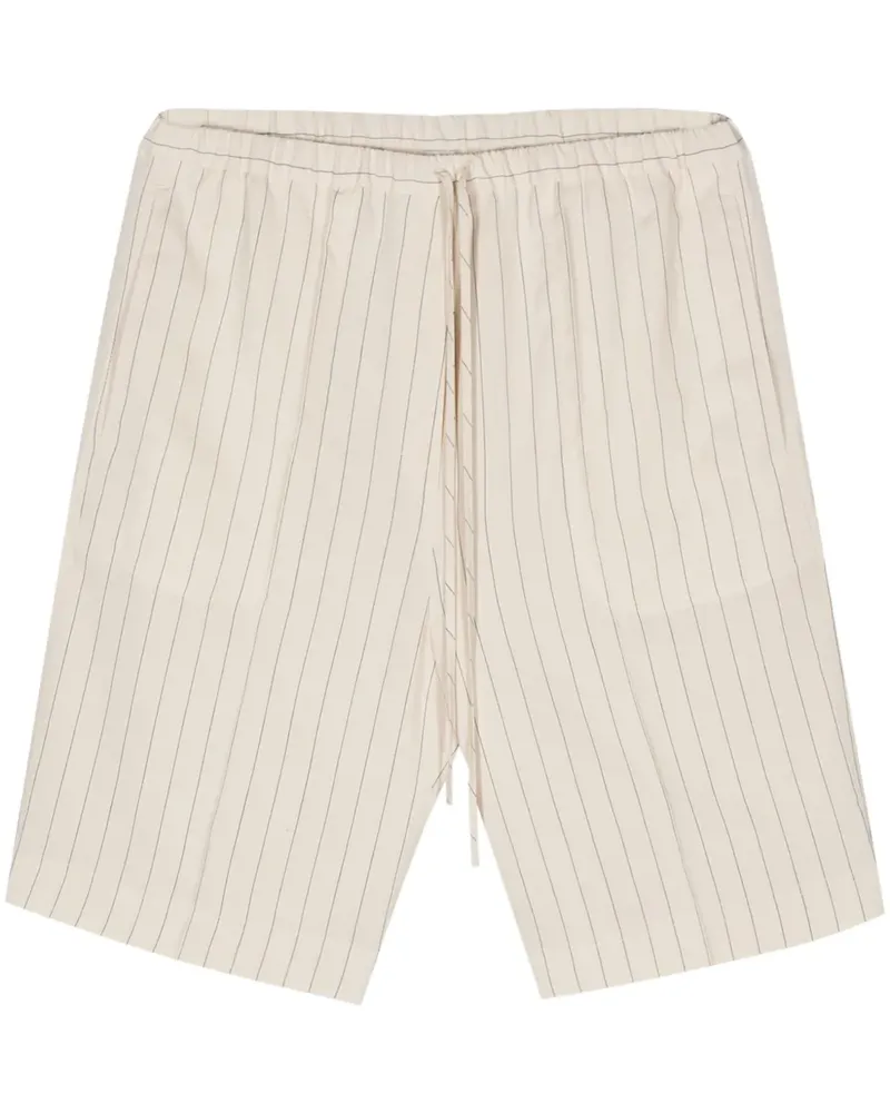 Totême Shorts mit Nadelstreifen - Nude Nude