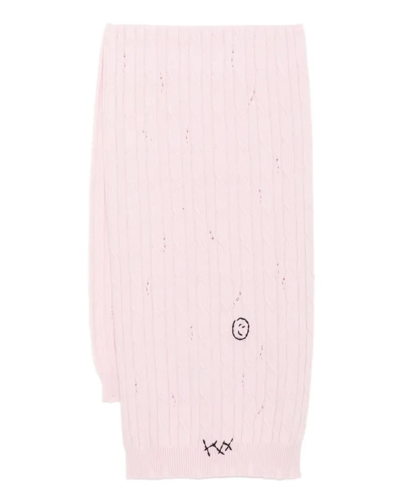 Joshua Sanders Schal im Distressed-Look - Rosa Rosa