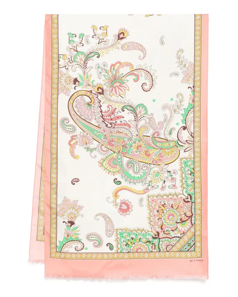 Etro Schal mit Paisleymuster - Nude Nude
