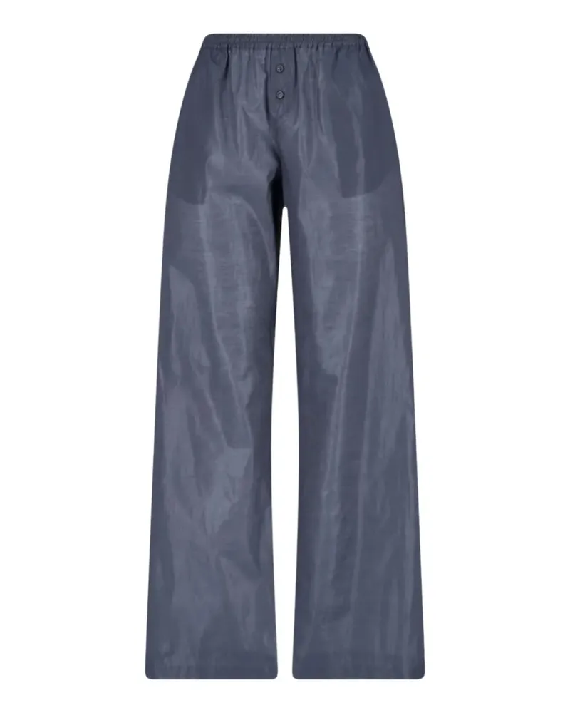 Paloma Wool elasticated-waist wide-leg trousers - Blau Blau