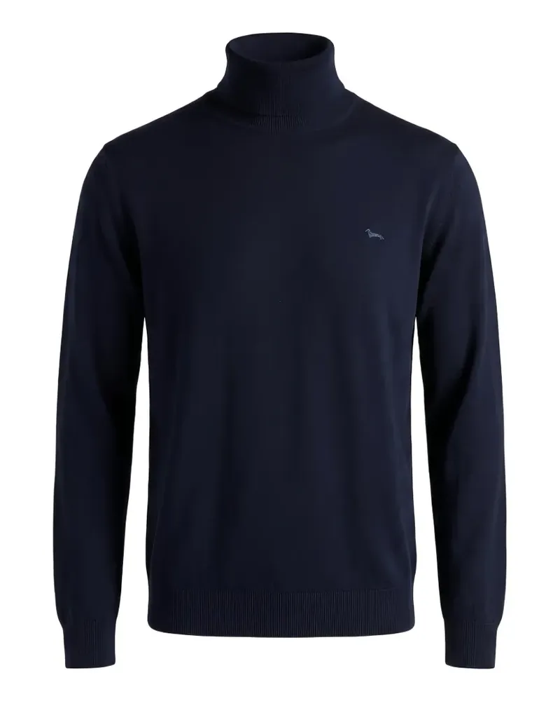 Harmont & Blaine Pullover mit Logo-Stickerei - Blau Blau