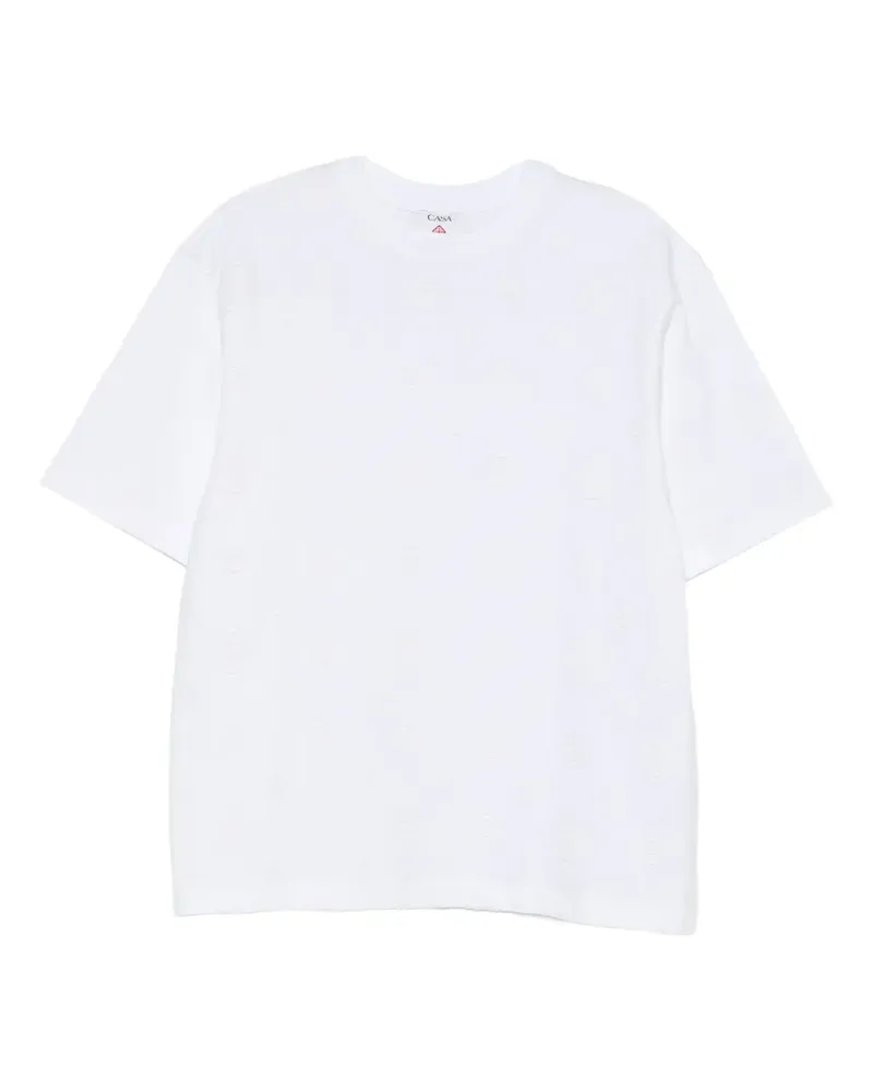 Casablanca Paris patterned T-shirt - Weiß Weiß