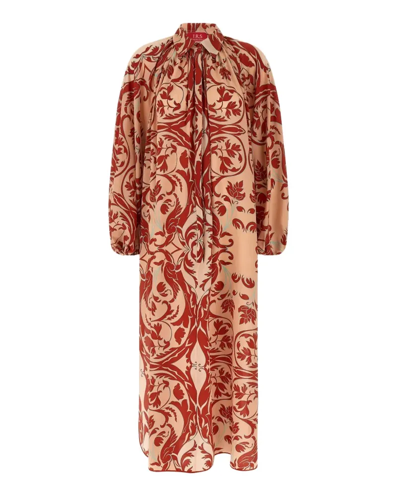 For Restless Sleepers raque geometry print dress - Nude Nude