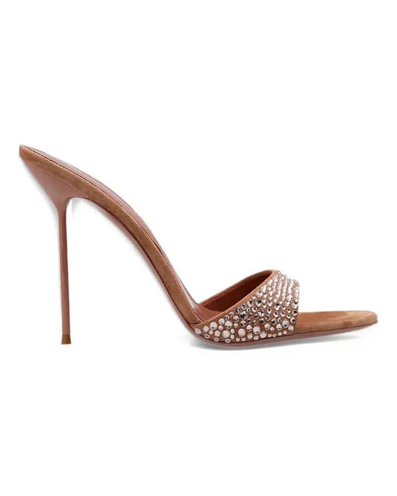 Paris Texas Lidia Sandalen mit Kristallverzierung - Nude Nude