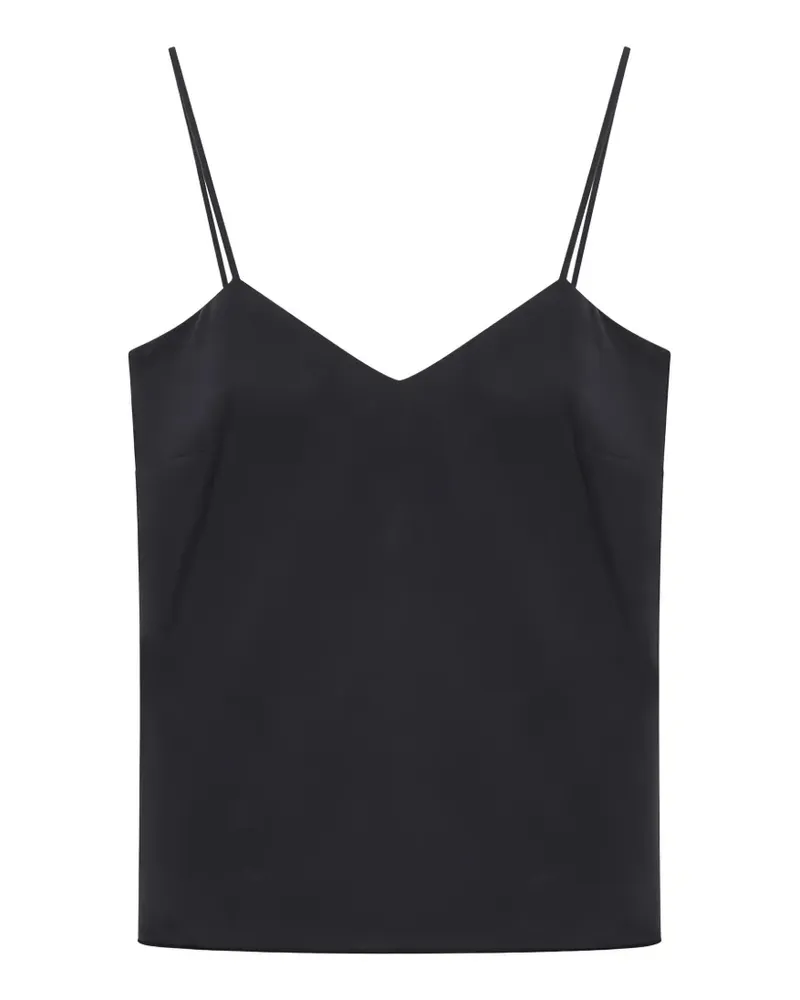 Max Mara Oberteil mit V-Ausschnitt - Blau Blau