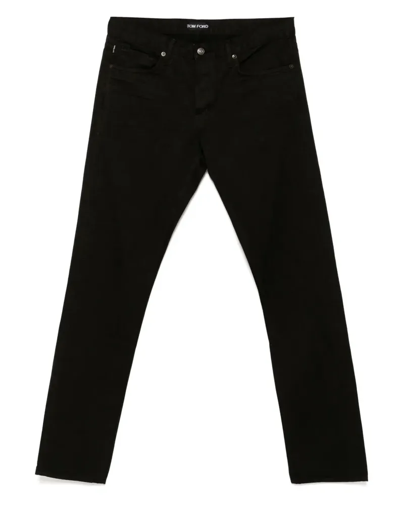 Tom Ford Schmale Twill-Jeans - Braun Braun