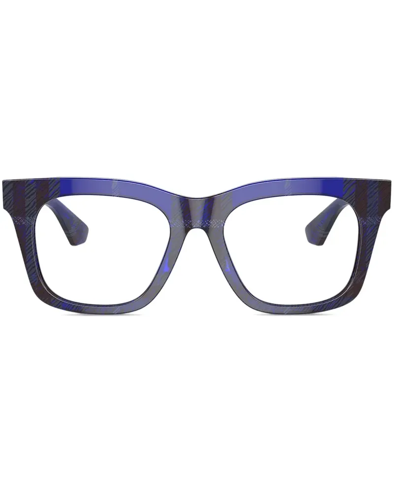 Burberry Karierte Brille - Blau Blau