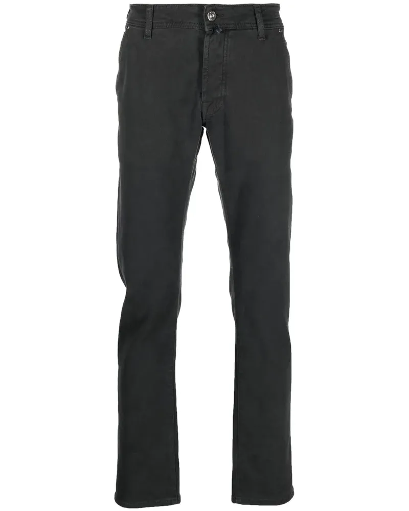 Jacob Cohën Dunkle Straight-Leg-Hose - Grau Grau