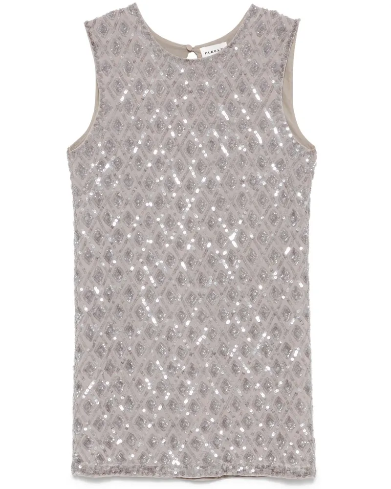 P.A.R.O.S.H. P.A.R.O H. Minikleid mit Pailletten - Nude Nude
