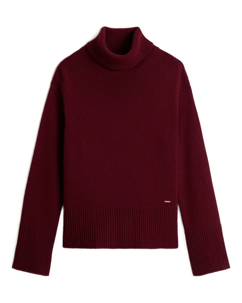 Woolrich Gerippter Rollkragenpullover - Rot Rot