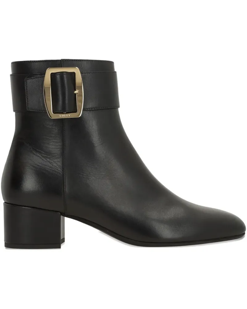 Bally Stiefel mit Schnallenverschluss - Schwarz Schwarz