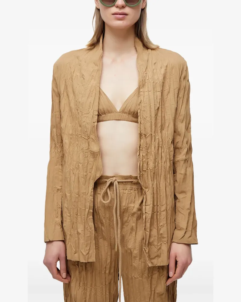Osklen Blazer in Knitteroptik - Nude Nude