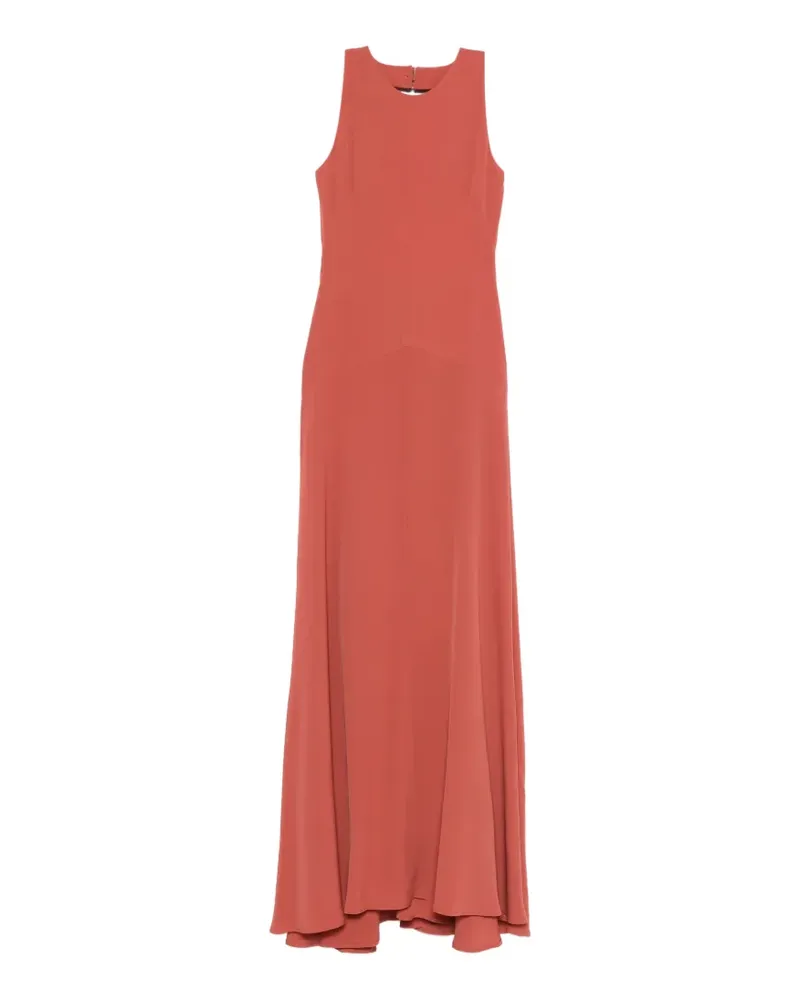 Erika Cavallini racer-back flared dress - Orange Orange