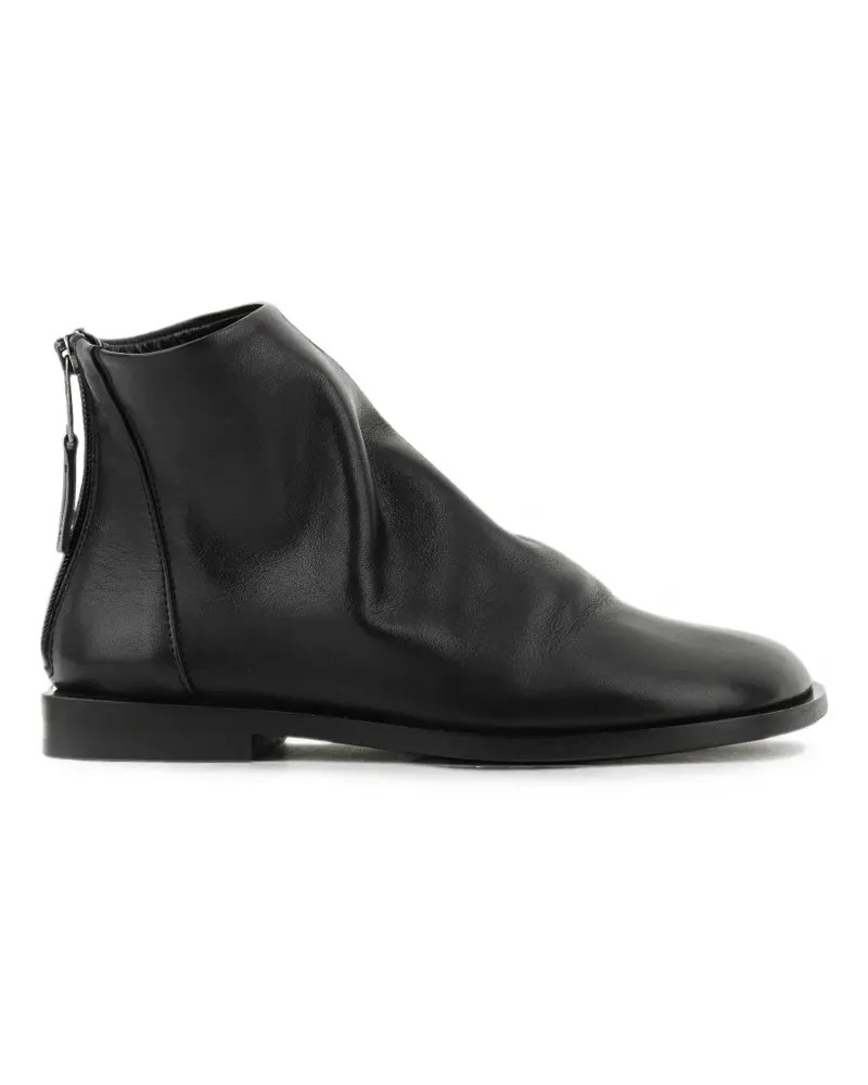 Elena Iachi Asymmetrische Stiefeletten - Schwarz Schwarz