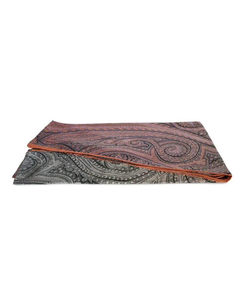 Pierre-Louis Mascia Aloeuw Schal mit Paisley-Print - Rosa Rosa