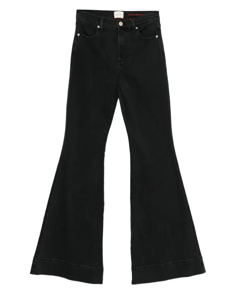 Alice + Olivia Beautiful button-fastening jeans - Schwarz Schwarz