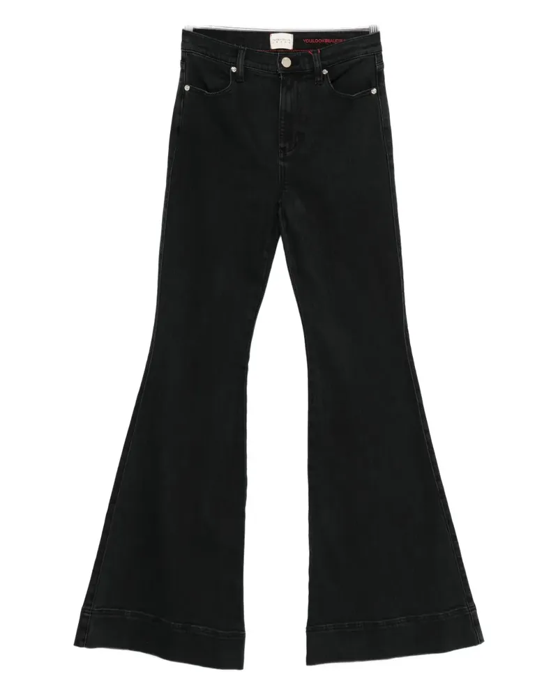 Alice + Olivia Beautiful button-fastening jeans - Schwarz Schwarz