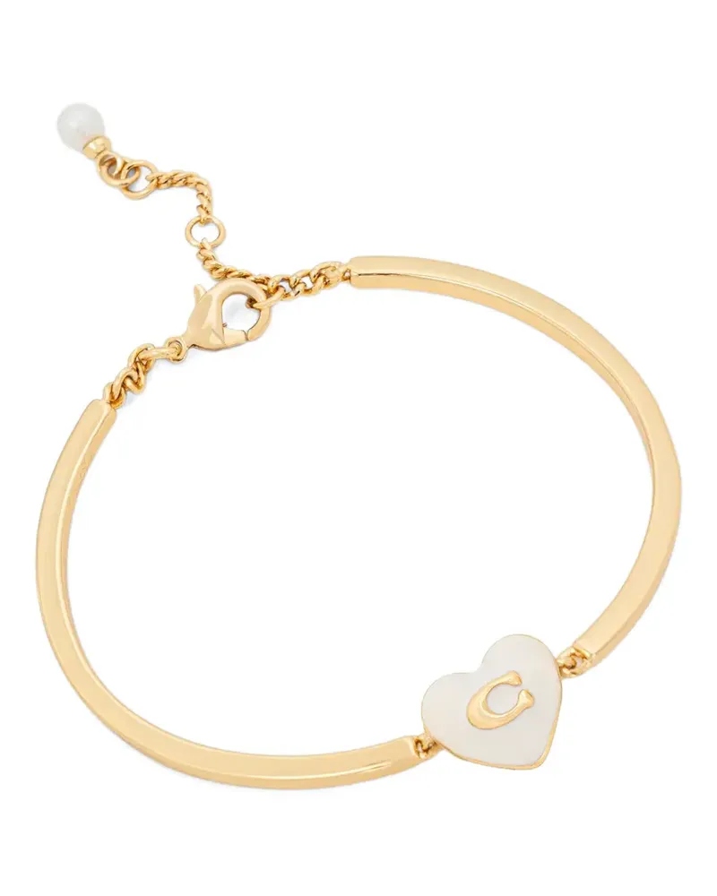 Coach heart-charm bracelet - Gold Gold