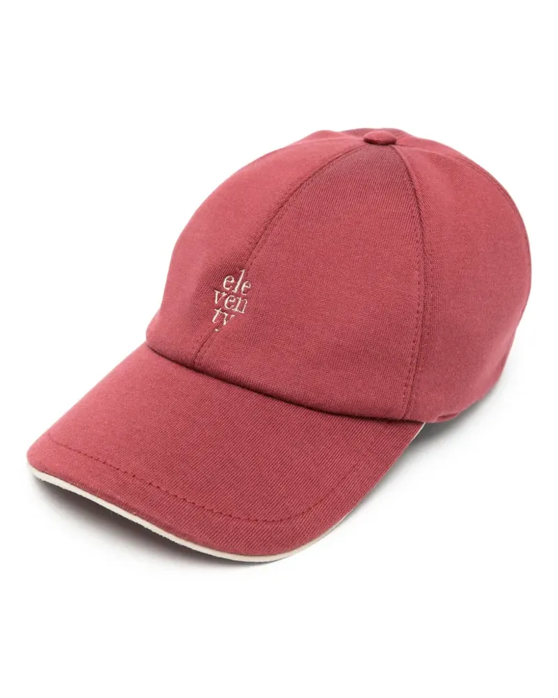 Eleventy Baseballkappe mit Klettverschluss - Rot Rot