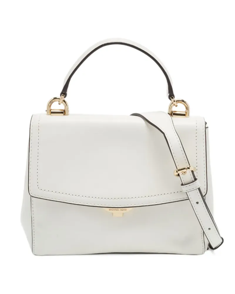 Michael Kors small Ava leather tote bag - Weiß Weiß