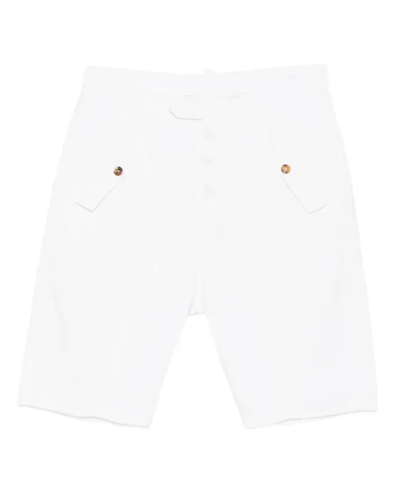 Dsquared2 button-fastening shorts - Weiß Weiß