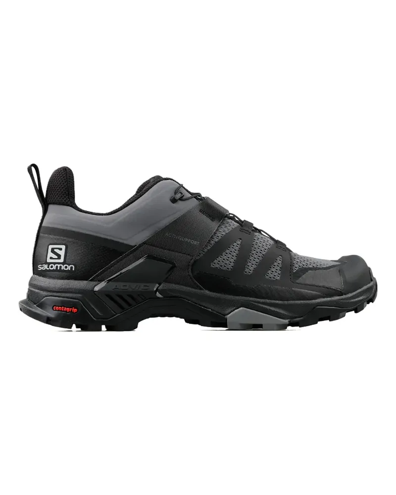 Salomon x Ultra 4 Sneakers mit Logo - Schwarz Schwarz