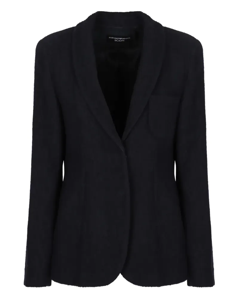 Emporio Armani Einreihiges Sakko - Blau Blau