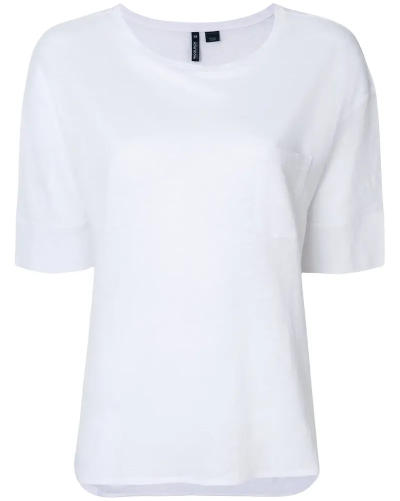 Woolrich half sleeves T-shirt - Weiß Weiß