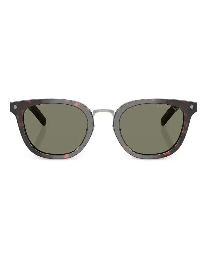 Prada Iconic-plaque sunglasses - Braun Braun