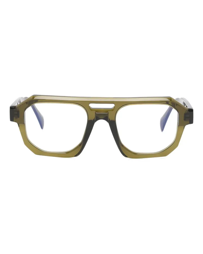 KUBORAUM Maske k33 geometric glasses - Grün Grün