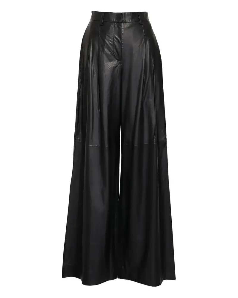 TWP Avery Hose mit weitem Bein - Schwarz Schwarz